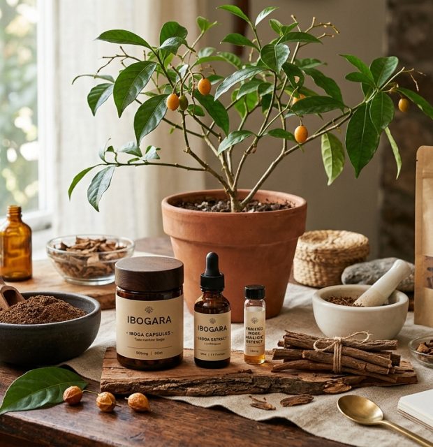 Iboga_plant_and_products_flat-lay_202606
